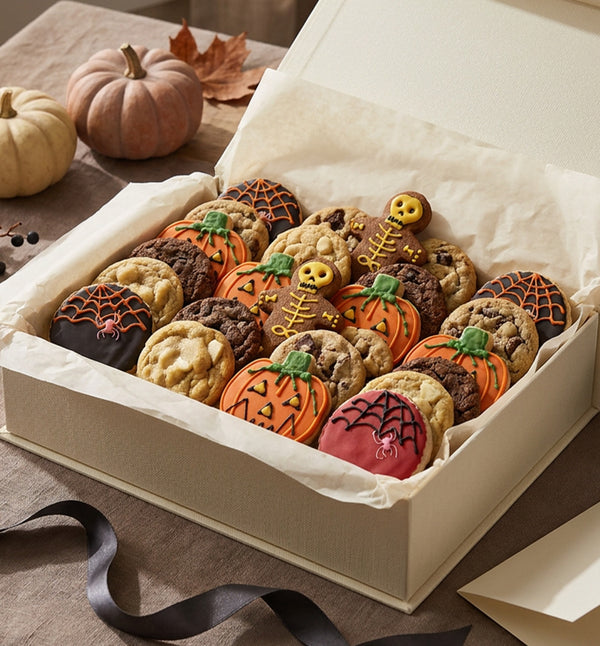 24 Halloween Cookie Box