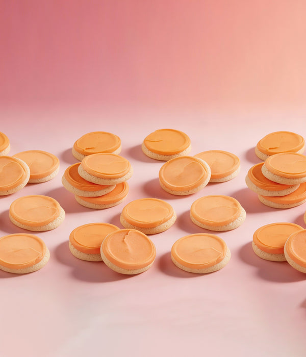 36 Orange Valentine’s Cookie Gift Box