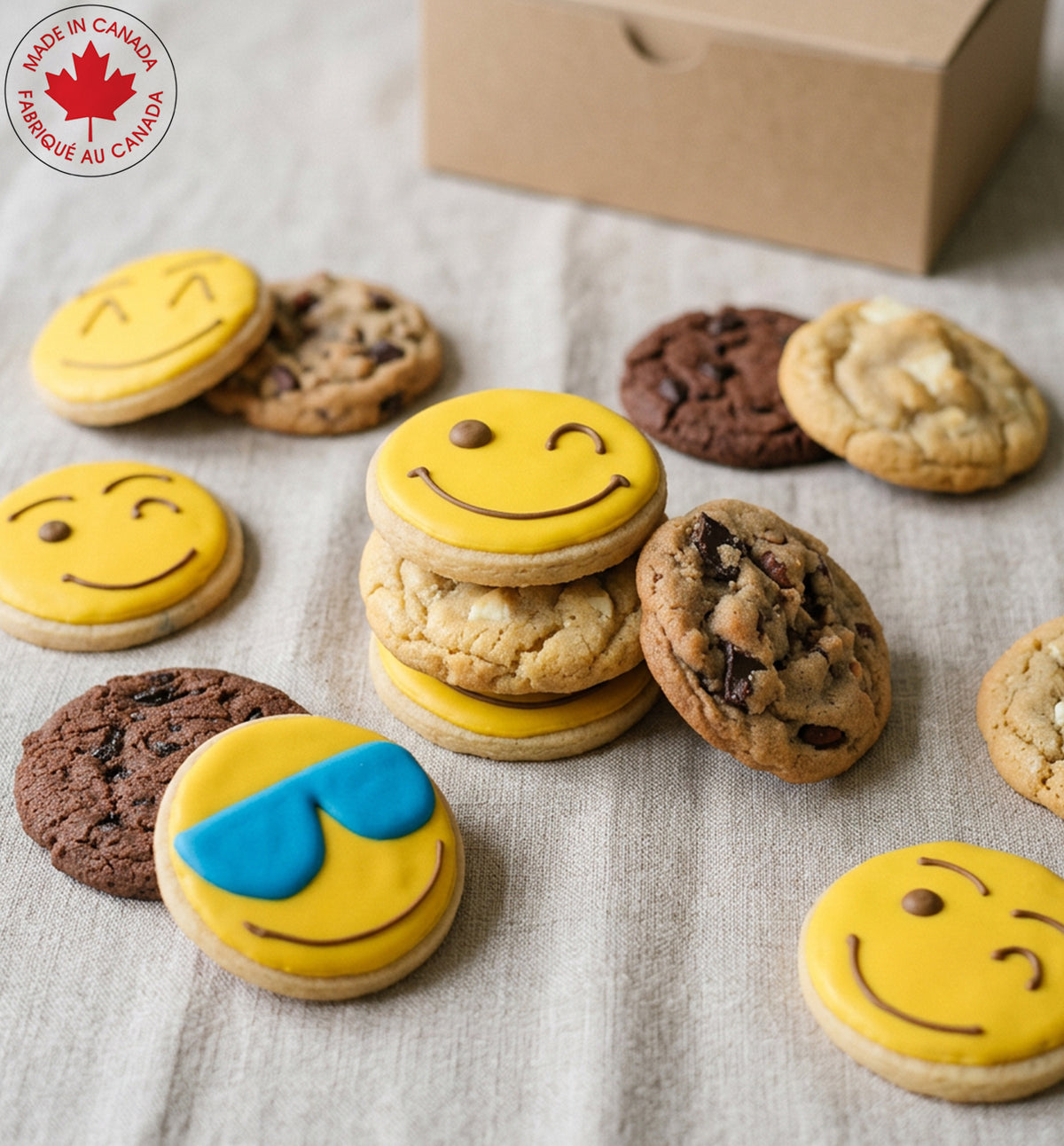Celebration Cookie Gift Box | Next-Day Delivery Canada | Hand-Made