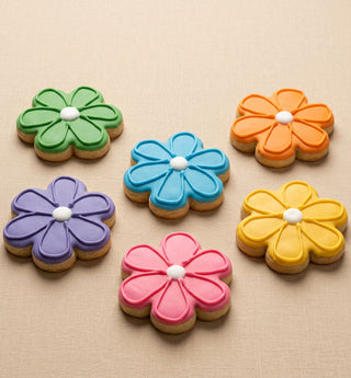 Assorted Flower Cookies