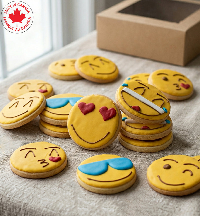 Assorted Emoji Cookie Box