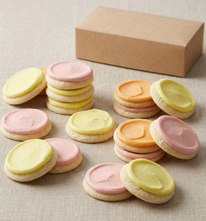 Assorted Fruit Buttercream Frosted Cookies