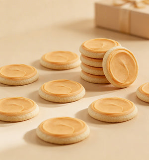 Buttercream-Frosted Orange Citrus Cookies Gift Box