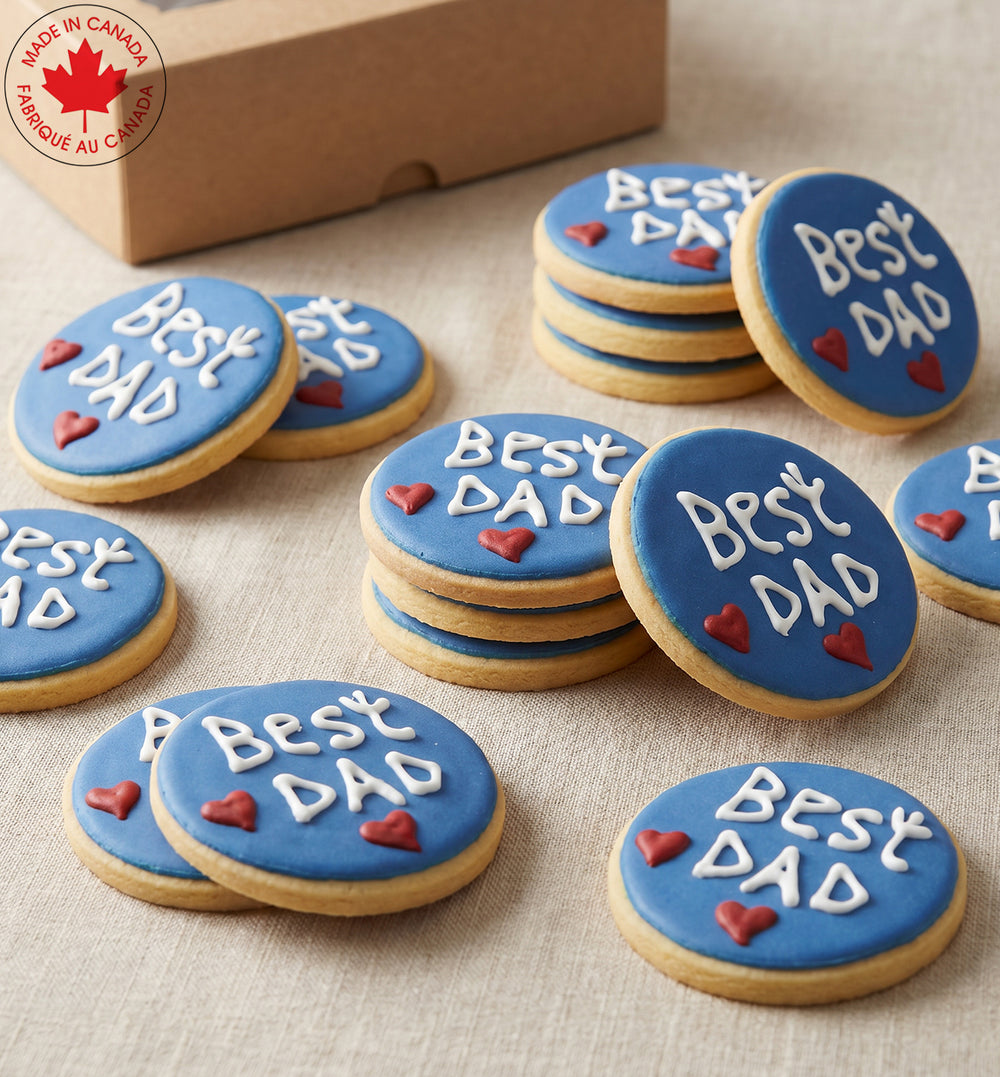 Classic Best Dad Cookie Box