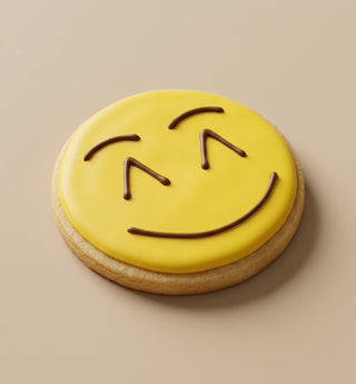 Cute Face Emoji Cookie