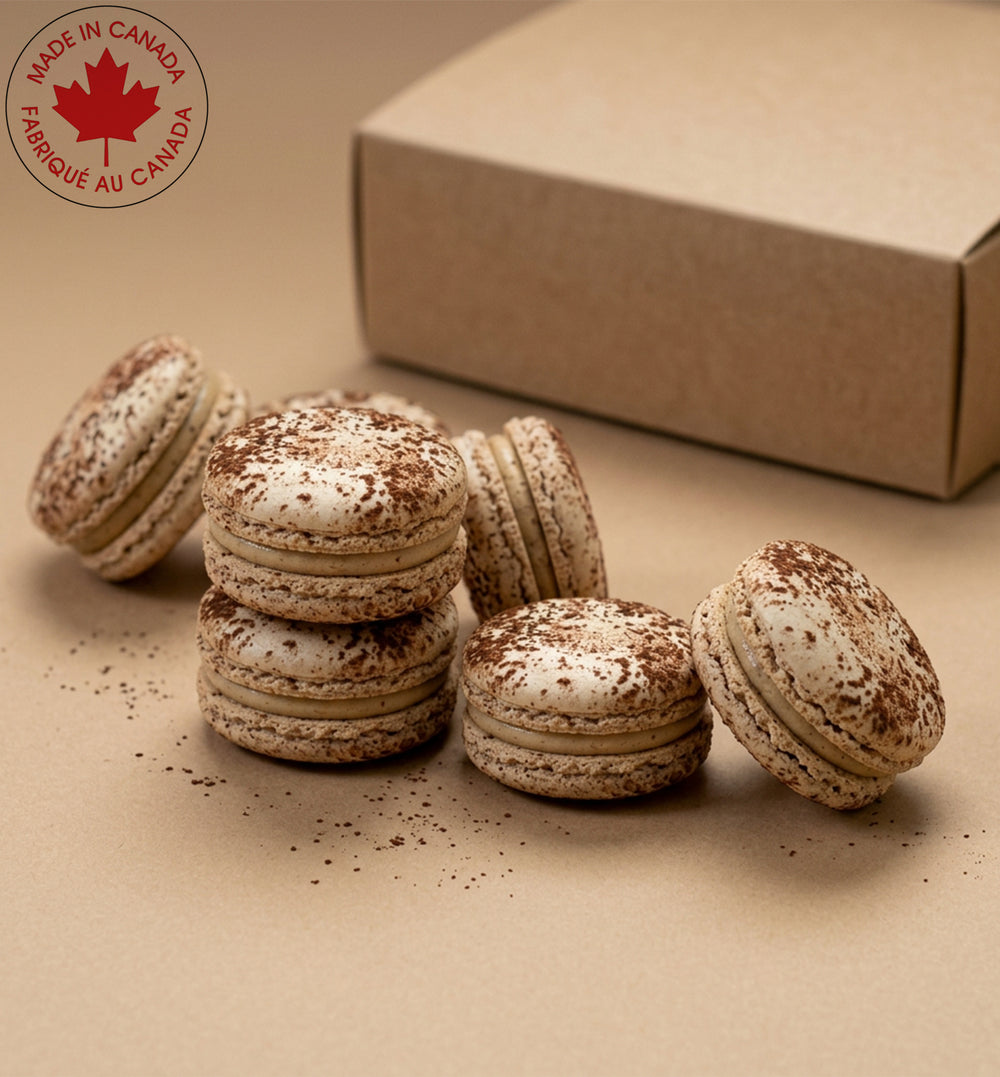 Espresso Cream Macarons