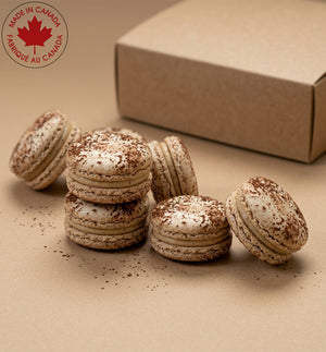 Espresso Cream Macarons