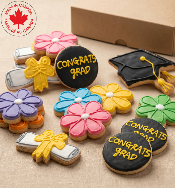 Grad & Blooms Cookie Box