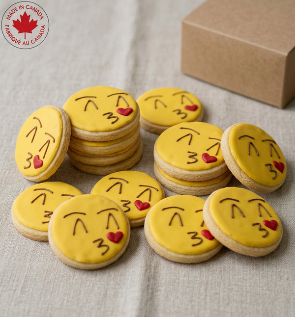 Kiss Emoji Cookie Box