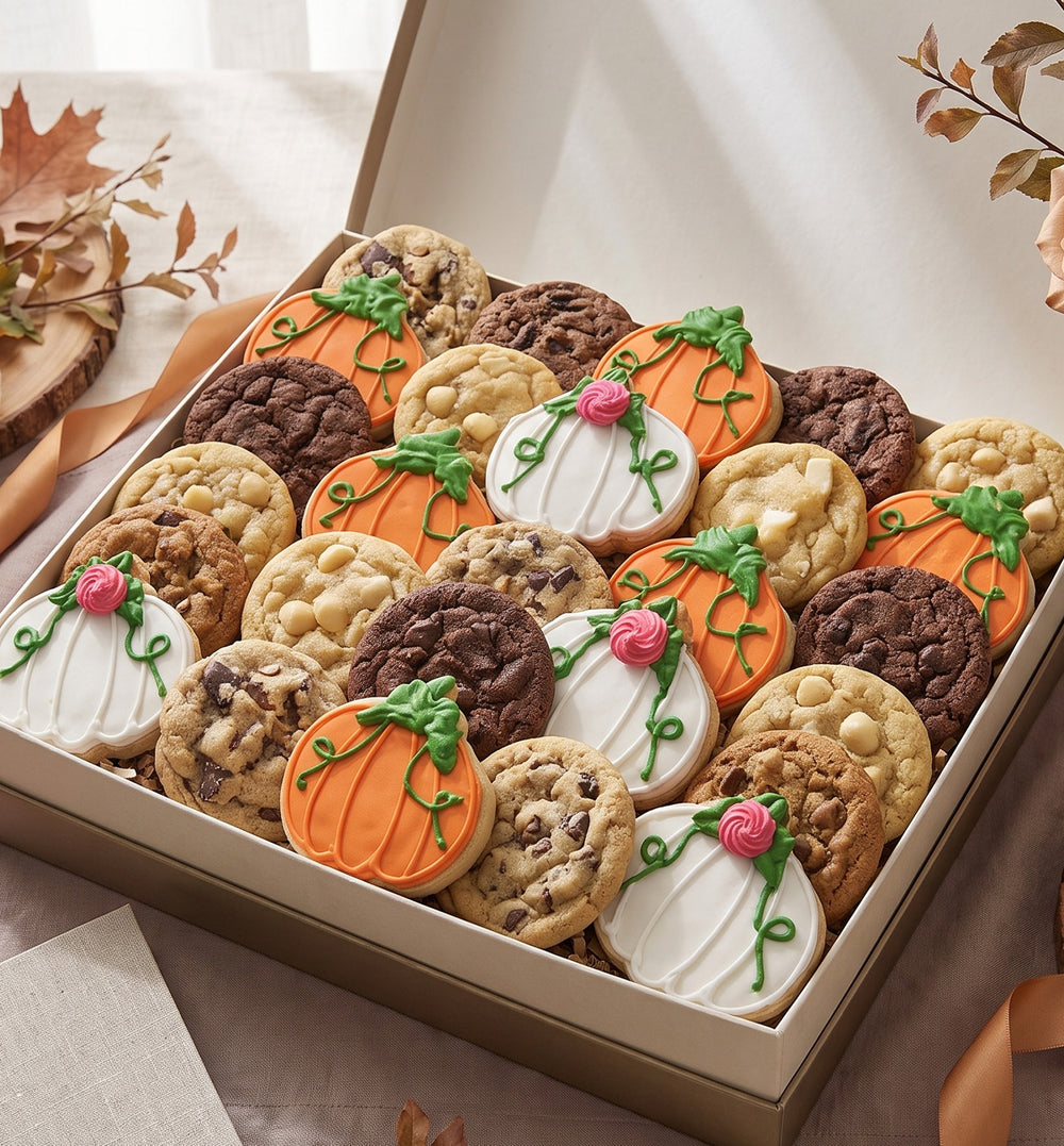 Large Thanksgiving Cookie Box