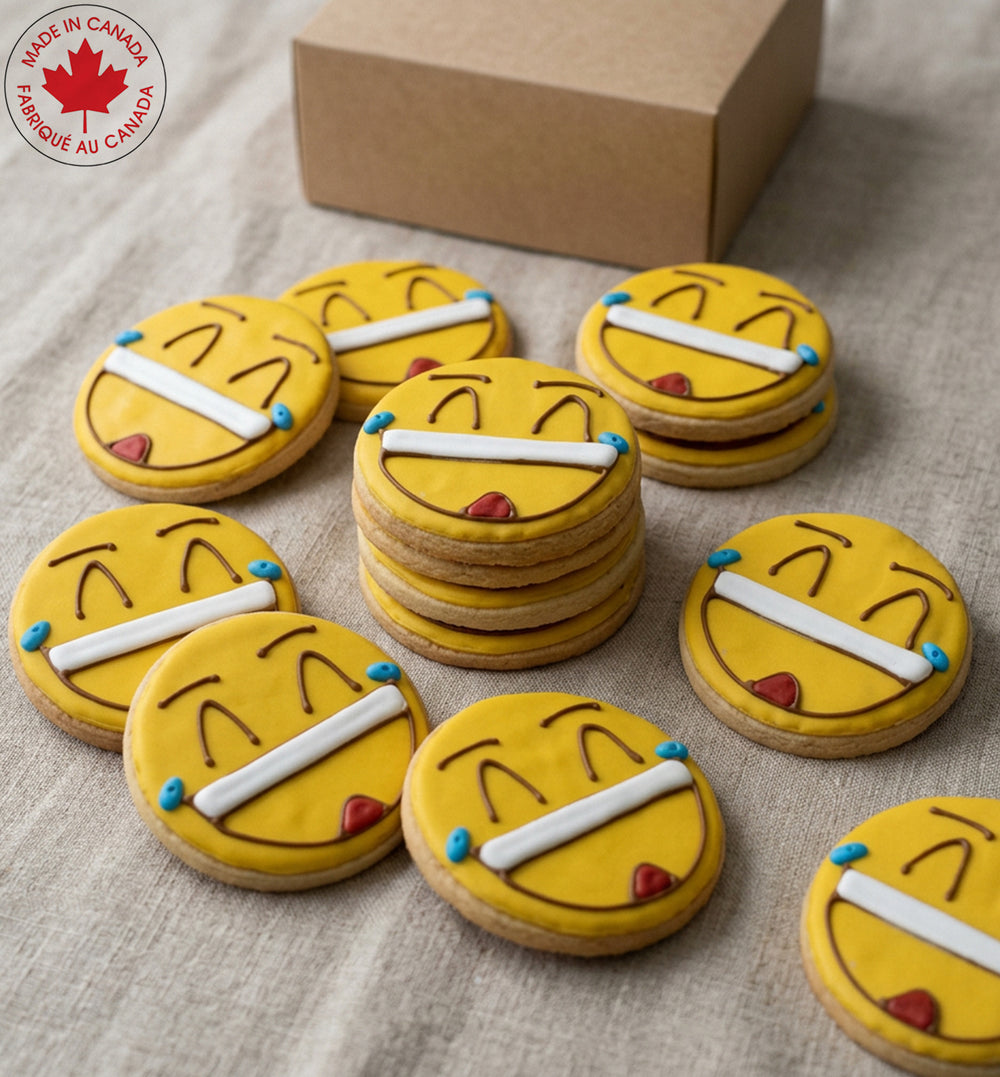 Laughing Emoji Cookie Box