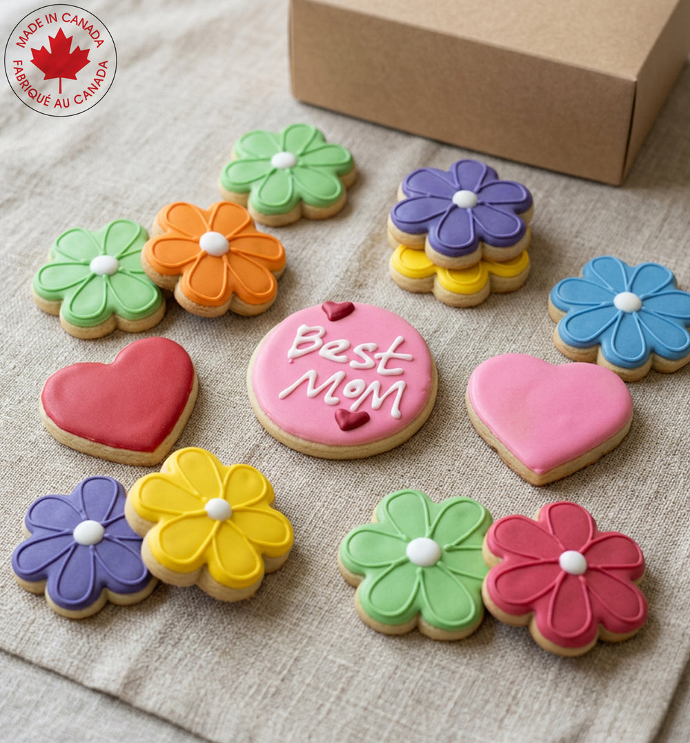 Mother's Day Flower Cookie Box