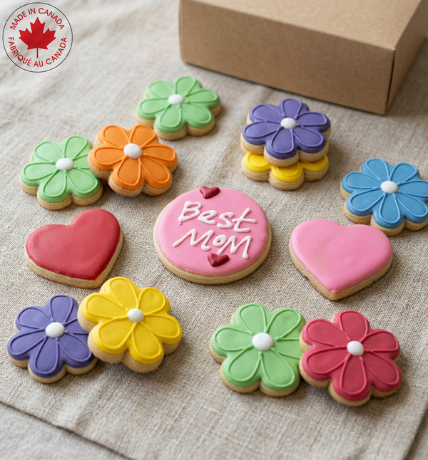Mother's Day Flower Cookie Box
