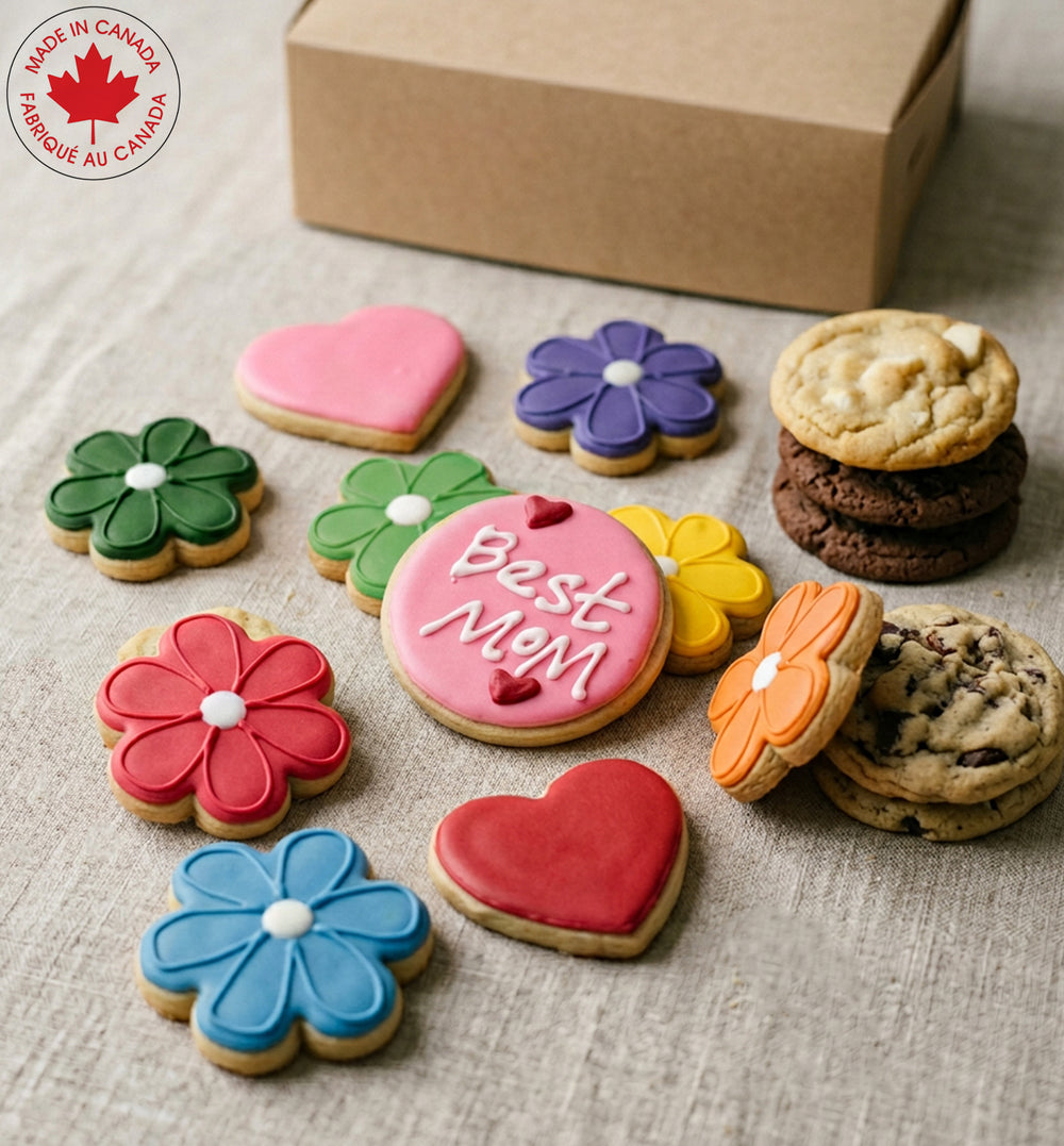 Mother's Day Flower & Classic Cookie Box