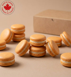 Passionfruit & Mango Macarons