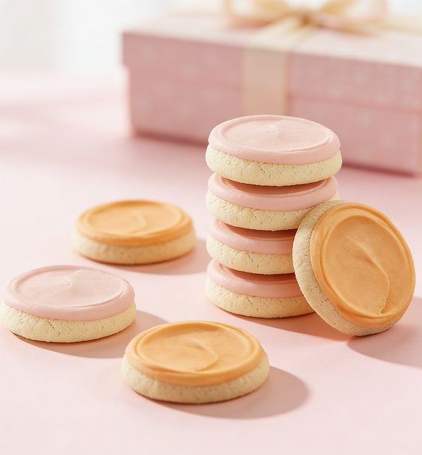 Pretty Pink Box: Buttercream-Frosted Strawberry & Orange Citrus Cookies