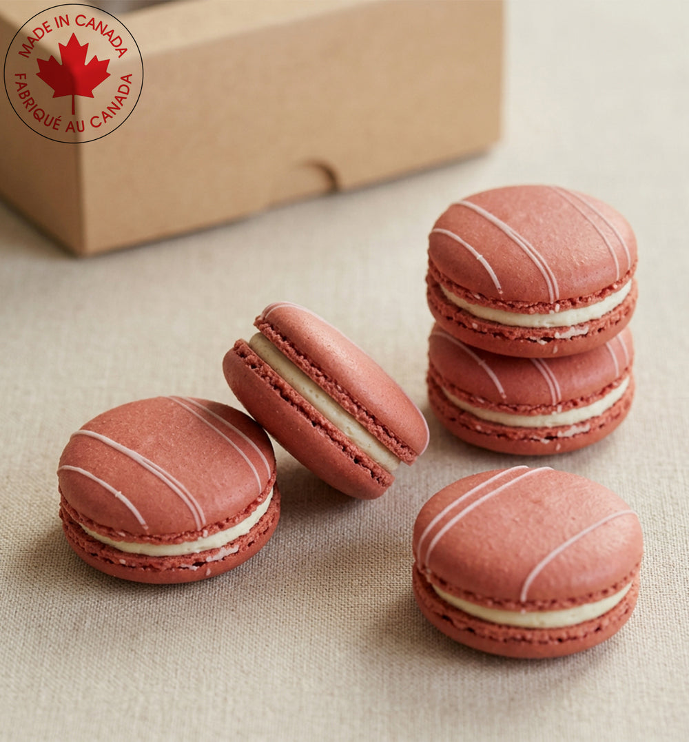 Red Velvet Flavoured Macarons