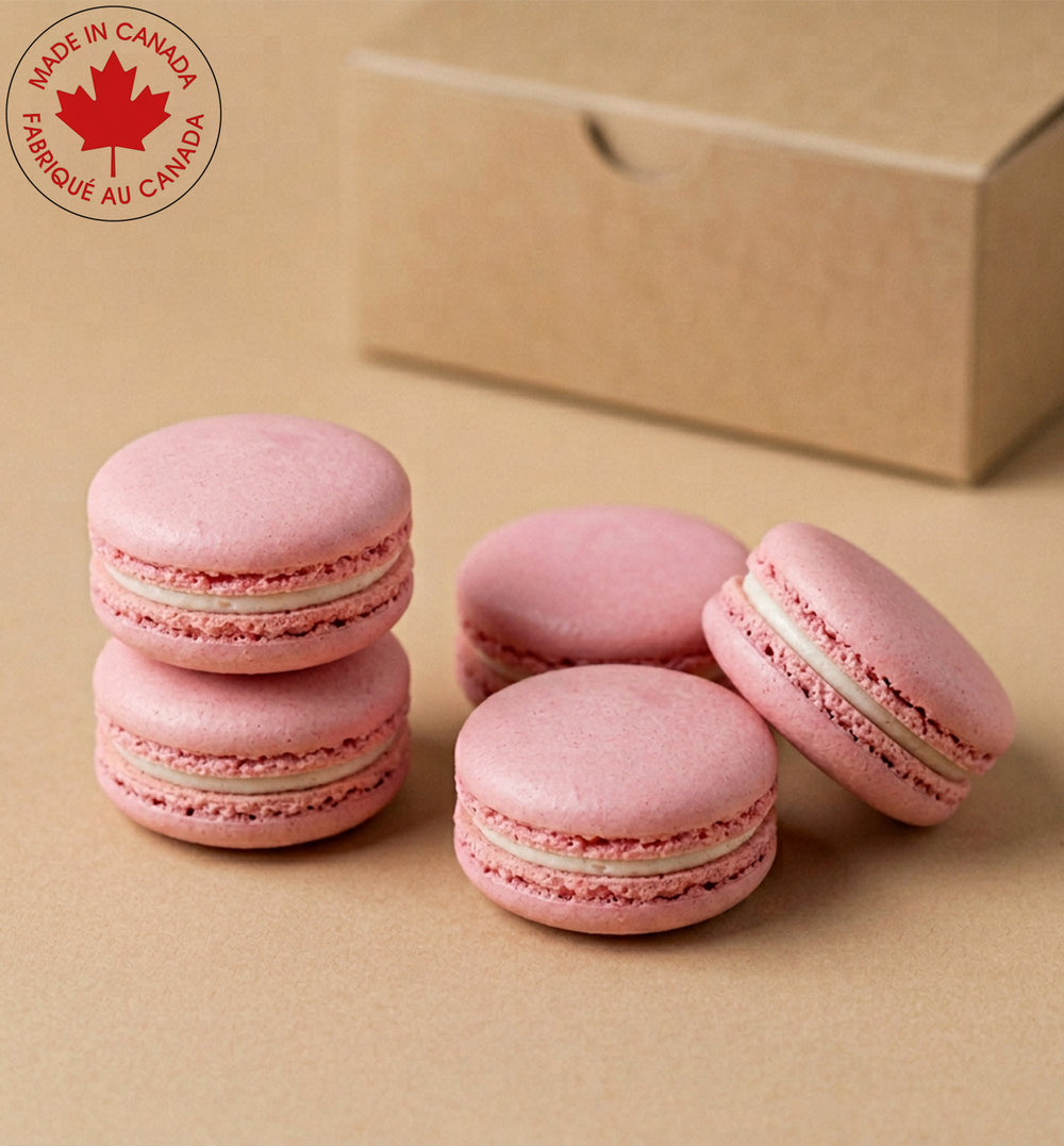 Sweet Strawberry Macarons