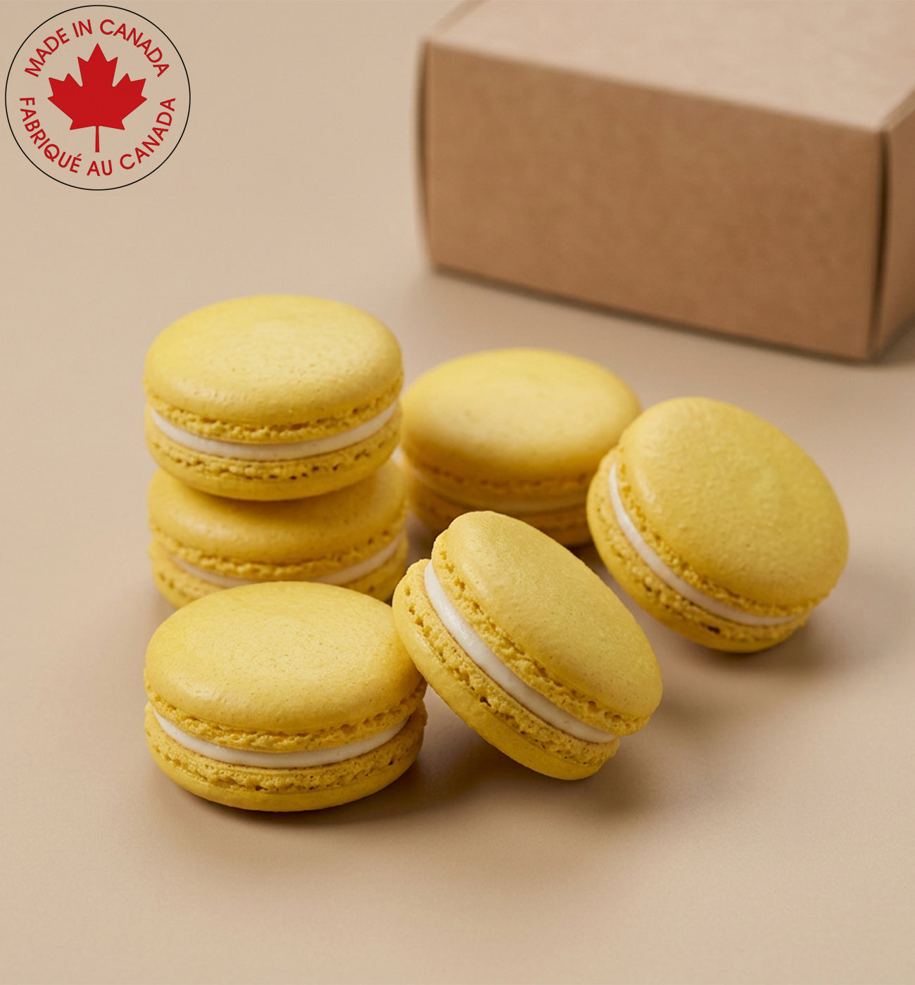 Macaron Zesty Lemon Macarons – Fresh French Macarons Delivery