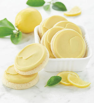 Buttercream-Frosted Lemon Burst Cookie Gift Box