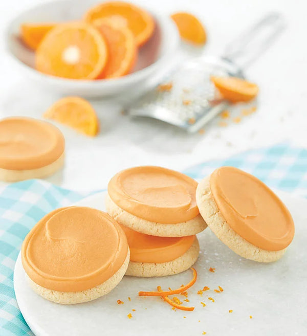 Buttercream-Frosted Orange Citrus Cookies Gift Box