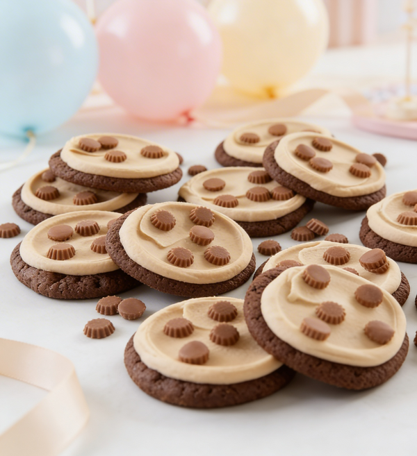 Birthday Peanut Butter Buckeye Cookies Gift Box