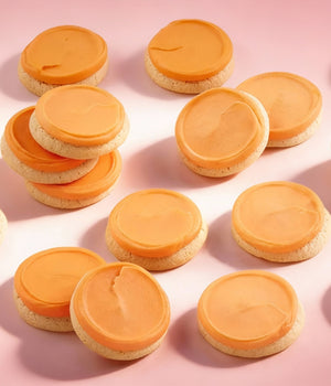 24 Orange Valentine’s Cookie Gift Box