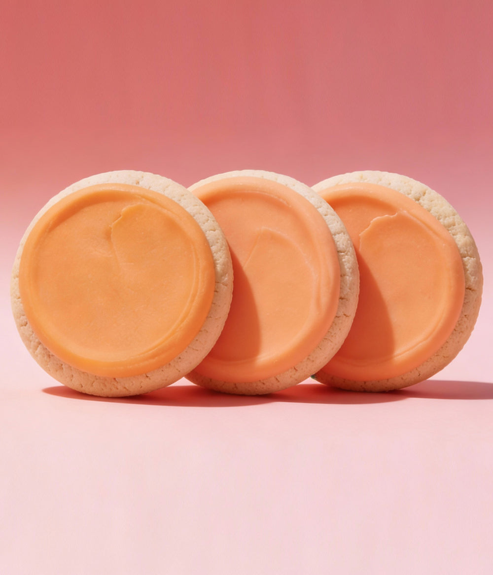 6 Orange Valentine’s Cookie Gift Box