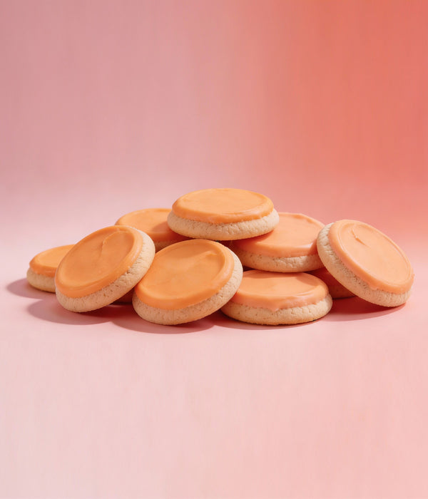 12 Orange Valentine’s Cookie Gift Box