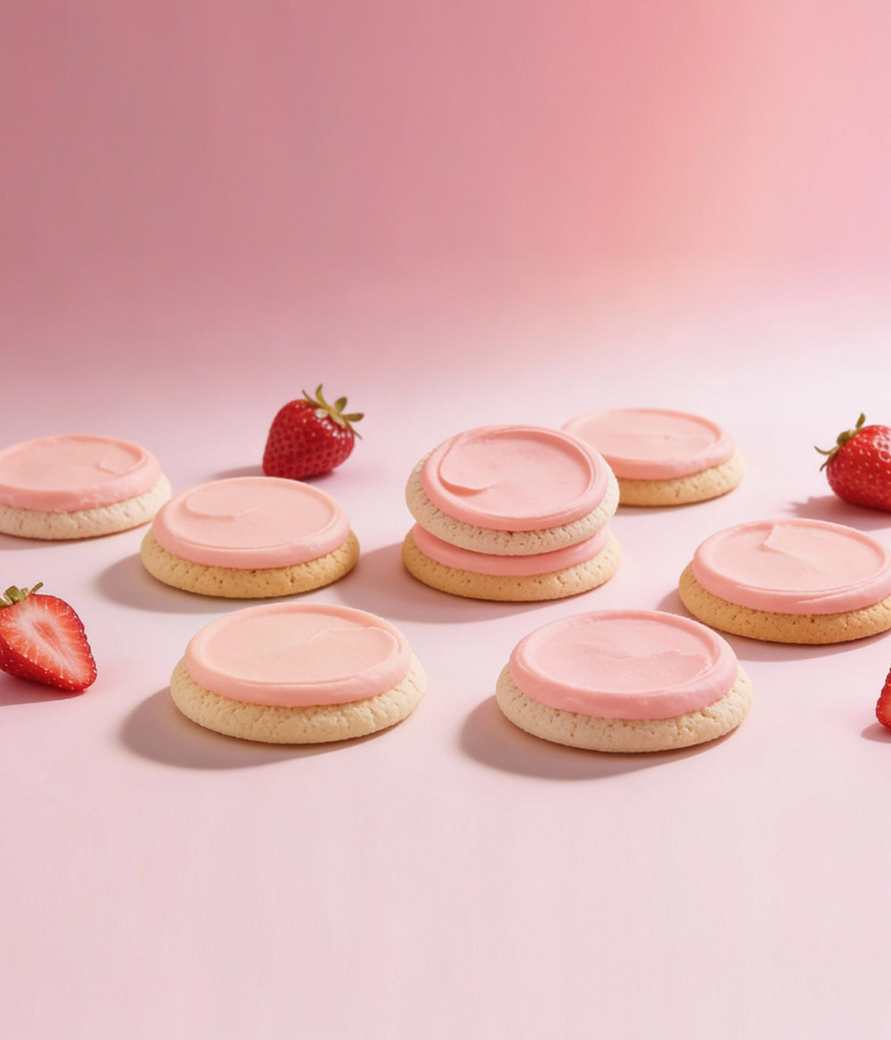 12 Strawberry Cookie Valentine’s Gift Box