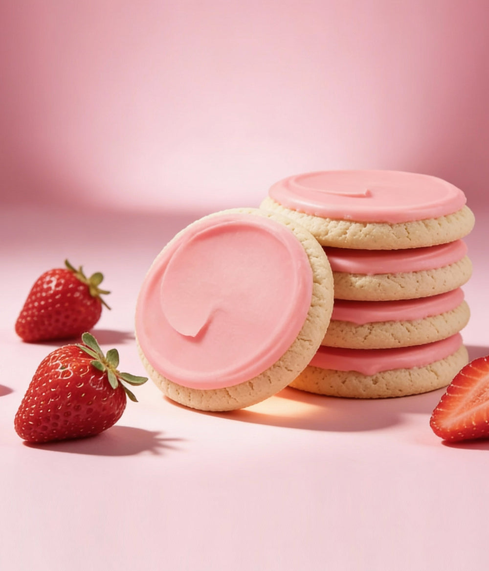 6 Strawberry Cookie Valentine’s Gift Box